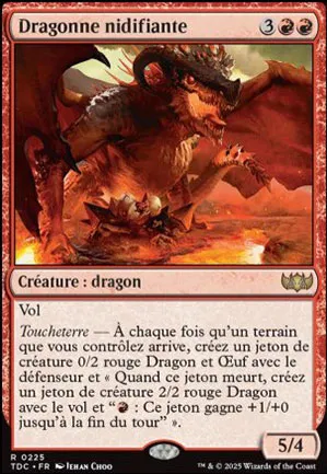Dragonne nidifiante