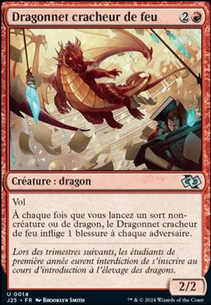 Dragonnet cracheur de feu