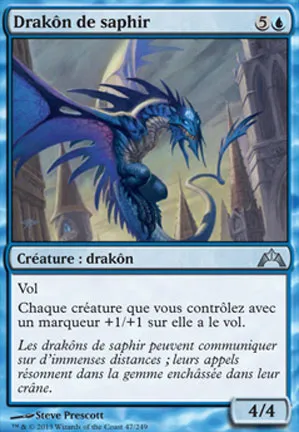 Drakôn de saphir