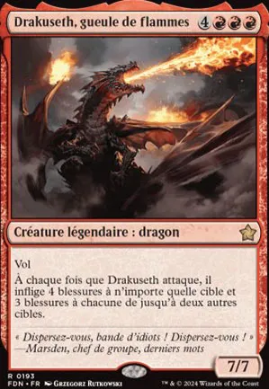 Drakuseth, gueule de flammes