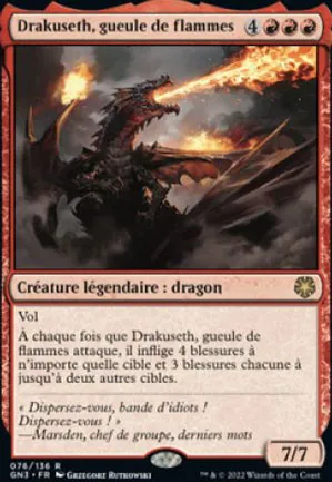 Drakuseth, gueule de flammes