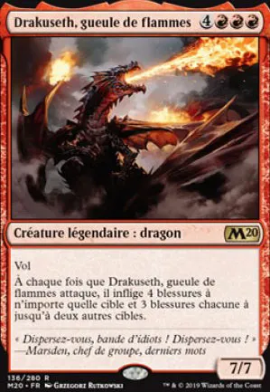 Drakuseth, gueule de flammes