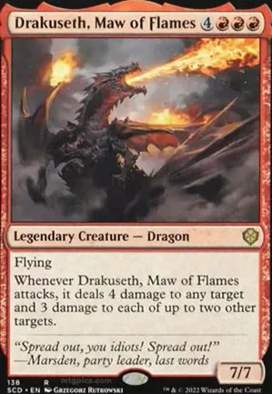 Drakuseth, gueule de flammes