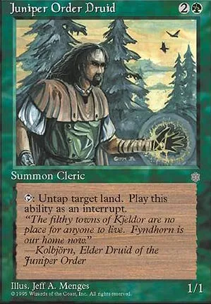 Druide de l'ordre du genévrier