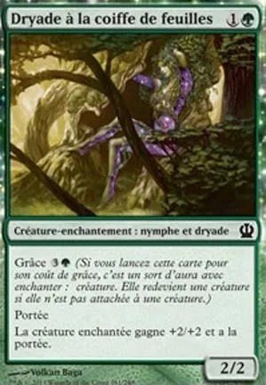 Dryade à la coiffe de feuilles
