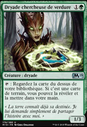 Dryade chercheuse de verdure