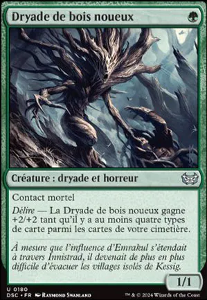 Dryade de bois noueux