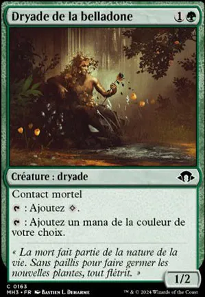 Dryade de la belladone