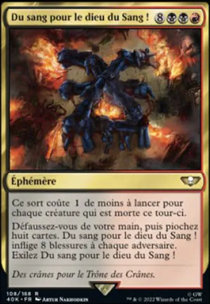 Du sang pour le dieu du Sang !