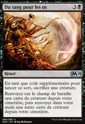 Du sang pour les os
