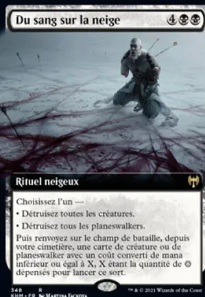 Du sang sur la neige