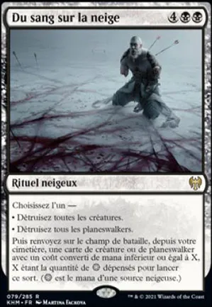 Du sang sur la neige