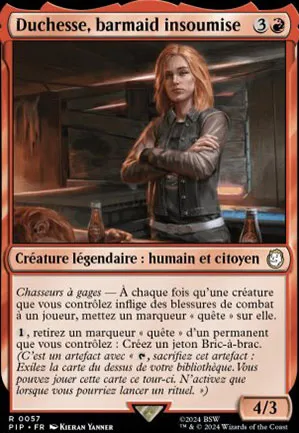 Duchesse, barmaid insoumise