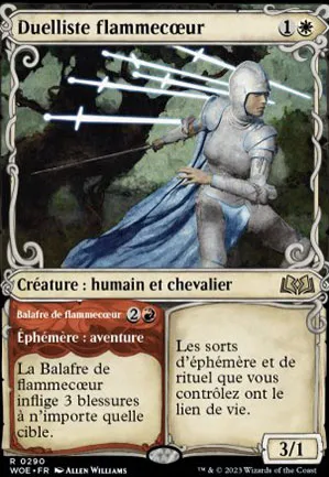 Duelliste flammecœur // Balafre de flammecœur