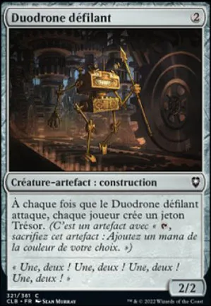 Duodrone défilant