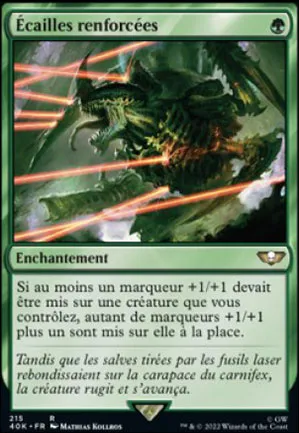 Écailles renforcées