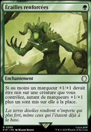 Écailles renforcées
