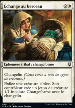 Échange au berceau