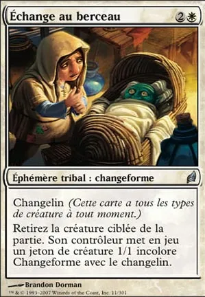Échange au berceau