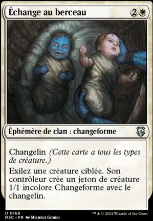 Échange au berceau