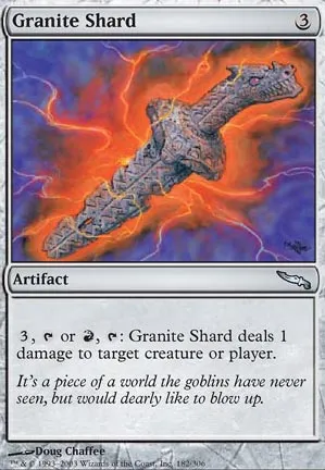 Écharde de granit