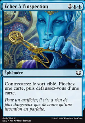 Échec à l'inspection