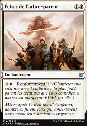Échos de l'arbre-parent