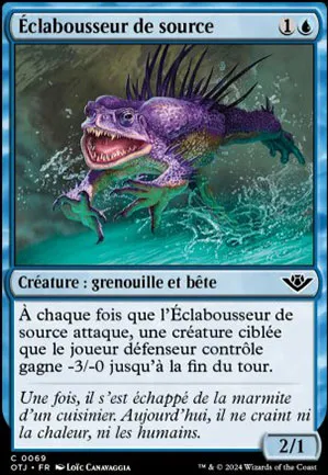 Éclabousseur de source