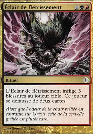 Éclair de flétrissement