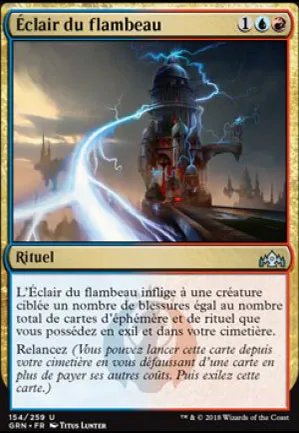 Éclair du flambeau