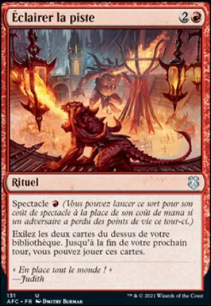 Éclairer la piste