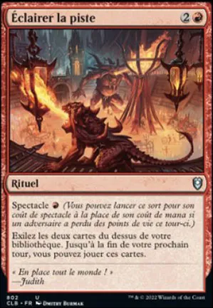 Éclairer la piste