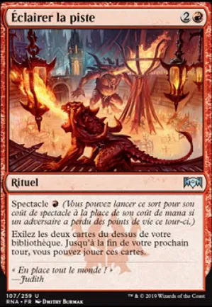 Éclairer la piste