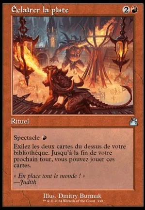 Éclairer la piste