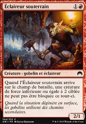 Éclaireur souterrain