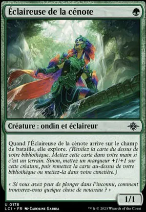Éclaireuse de la cénote