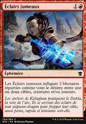 Éclairs jumeaux