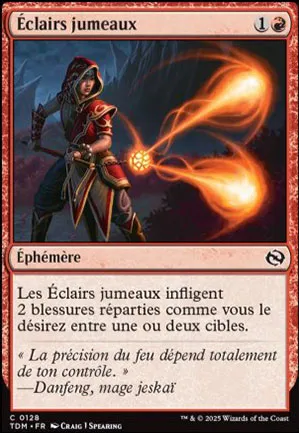 Éclairs jumeaux
