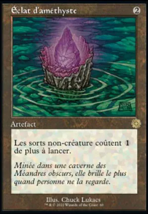 Éclat d'améthyste