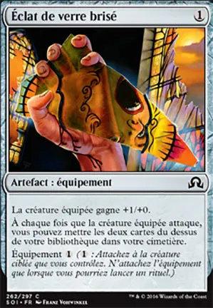 Éclat de verre brisé