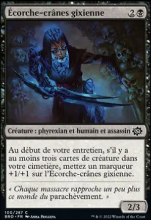 Écorche-crânes gixienne