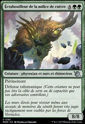 Écrabouilleur de la milice de cuivre