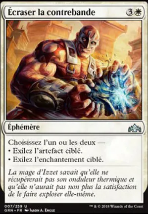 Écraser la contrebande