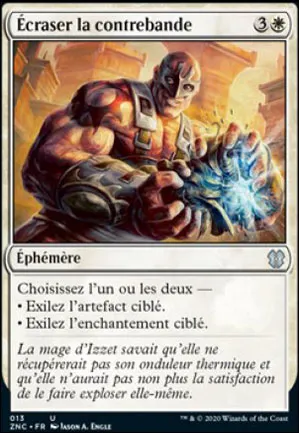 Écraser la contrebande