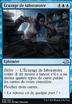 Écurage de laboratoire