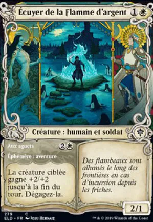 Écuyer de la Flamme d'argent // Aux aguets