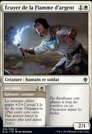 Écuyer de la Flamme d'argent // Aux aguets