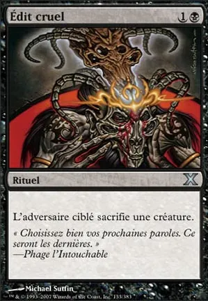 Édit cruel