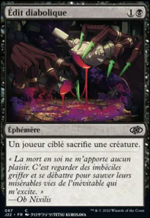 Édit diabolique