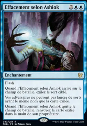 Effacement selon Ashiok